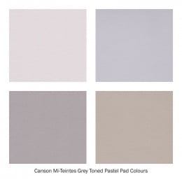 Альбом (блок) бумаги для пастели Canson XL Mi-Teintes, Grey tones, 24*32 см, 160 г/м2, 20 листов