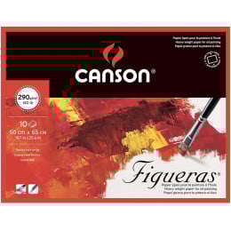 Бумага для акрила и масла Canson Figueras, Linen canvas grain 290г/м2, 50x65 см  Бумага для акрила и масла Canson Figueras, Linen canvas grain 290г/м2, 50x65 см
