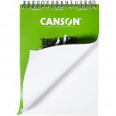 Альбом (блок) бумаги для очерков на спирале Canson XL Dessin Light grain А4 21*29,7 см, 160 г/м2, 50 листов