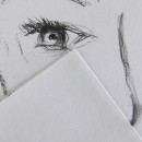 Альбом (блок) бумаги для очерков на спирале Canson XL Dessin Light grain А4 21*29,7 см, 160 г/м2, 50 листов