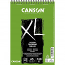 Альбом (блок) для ескізів на спіралі Canson XL Dessin Light grain , А5, 30 аркушів, 160 г/м3
