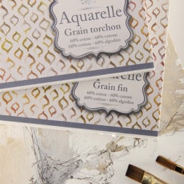 Папір акварельний Canson Aquarelle Cold Pressed, 60% бавовни, 300 г/м2, 50*70 см