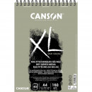 Альбом (блок) паперу для ескізів на спіралі Canson XL Sand Grain, Grey А4 21*29,7 см, 160 г/м2, 40 аркушів