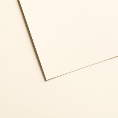 Папір для пастелі Canson Mi-Teintes Velvet, №601 Білий кремовий (Cream white), 430 г/м2, 50x65 см