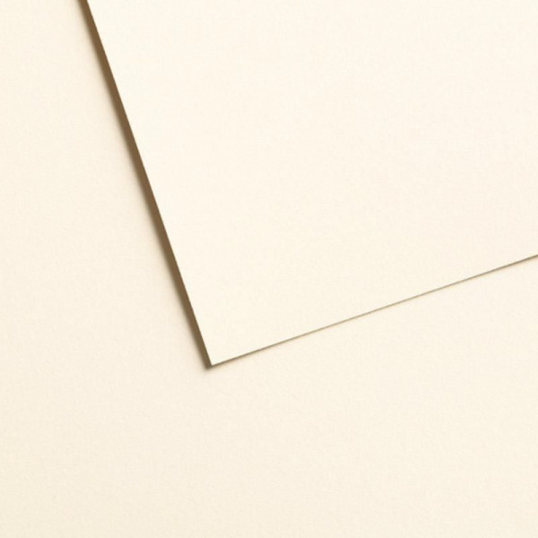 Папір для пастелі Canson Mi-Teintes Velvet, №601 Білий кремовий (Cream white), 430 г/м2, 50x65 см