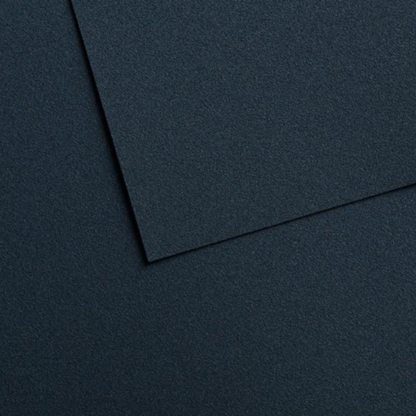 Папір для пастелі Canson Mi-Teintes Velvet, №609 Темно-синій (Midnight blue), 430 г/м2, 50x65 см