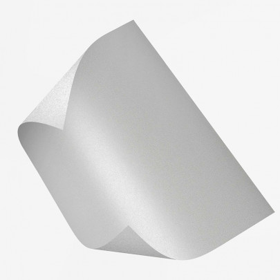 Бумага для дизайна Folia Perlmuttkarton 250 гр/м2, A4/ - #60 Silver lustre