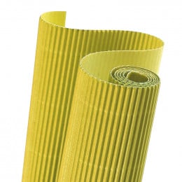 Картон гофрований №12 Лимонно-жовтий 50*70 см, Folia