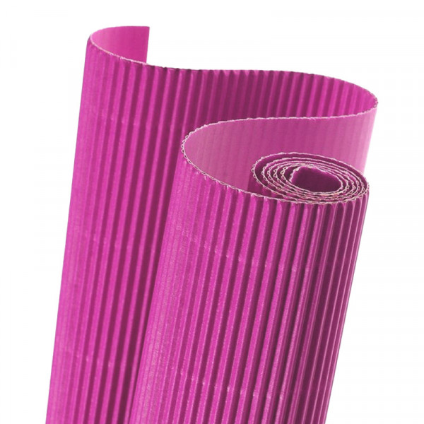 Картон гофрований №23 Фуксія 50*70 см, Folia