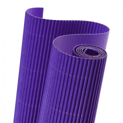 Картон гофрований №31 фіолетовий 50*70 см, Folia