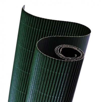 Картон гофрированный, Folia, 50x70/ - #58 Темно-зеленый