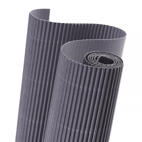 Картон гофрований №80 Сірий 50*70 см, Folia