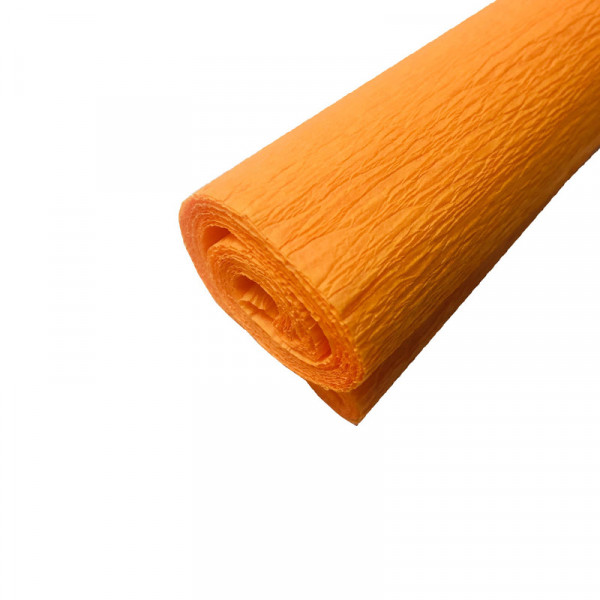 Крепон Folia Crepe paper 32г, 2.5x50 см / - №108 Помаранчевий