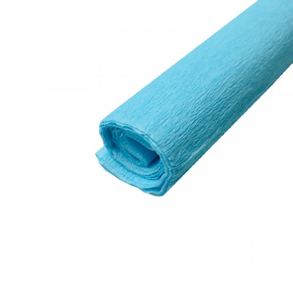 Крепон Folia Crepe paper 32г, 2.5x50 см / - №120 Блакитний