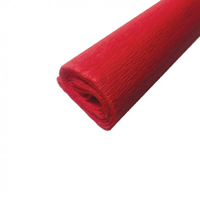 Крепон Folia Crepe paper 32г, 2.5x50 см/ - #134 Красный насыщенный
