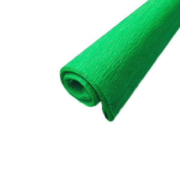 Крепон Folia Crepe paper 32г, 2.5x50 см / - №140 Яскраво-зелений