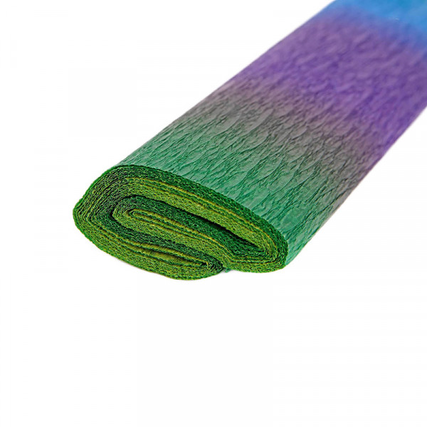 Крепон Folia Crepe paper 32г, 2.5x50 см / - №1650 Райдужний