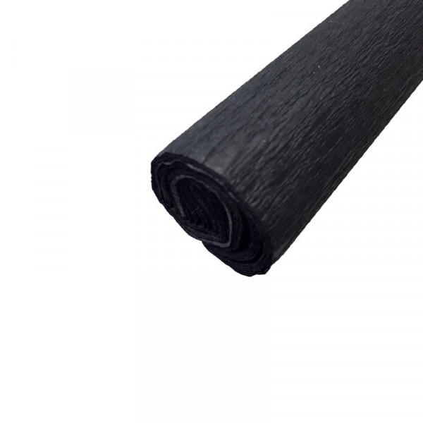 Крепон Folia Crepe paper 32г, 2.5x50 см / - №199 Чорний