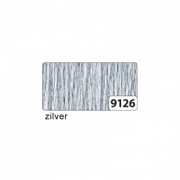Крепон Folia Crepe paper 32г, 2.5x50 см / - № 9126 Срібний
