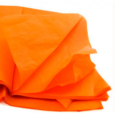 Бумага тишью однотонная Folia Tissue Paper, 50х70, 13 листов/ - #40 Orange