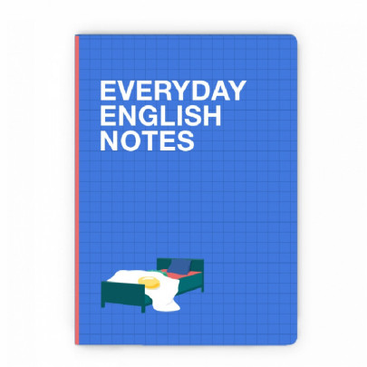 Блокнот "Every eanglish notes" 180 страниц, бумага молочного цвета Мункен 100 г/м2, 19*14 см, Gifty