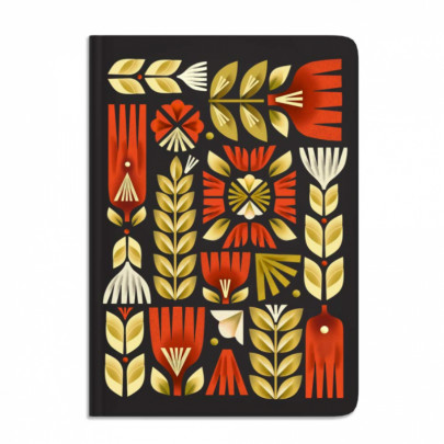 Блокнот "Жито-злото" 160 сторінок 19*13 см, в крапку, молочний папір Munken 100 г/м2