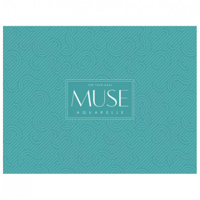 Альбом (блок) для акварели Школярик MUSE 15 листов 300 г/м2 А4+ 24*31.4 см