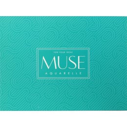 Альбом (блок) для акварели Школярик MUSE 15 листов 300 г/м2 А5+ 17.8*24 см