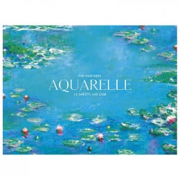 Альбом (блок) для акварели Школярик Aquarelle MUSE 15 листов 300 г/м2 А5+ 17.8*24 см