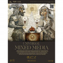 Школярик блок для змішаних технік Mixed Media Universal, 18*24 см, fine grain, 20 аркушів, 310 г/м2