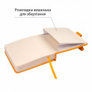 Cкетчбук для графіки 12*12 см, 100 арк., 110 г/м2, тверда обкладинка PU жовта, Santi