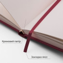 Cкетчбук для графіки 15*15 см, 80 арк., 110 г/м2, тверда обкладинка PU сливовий, Santi