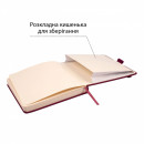 Cкетчбук для графіки 18*18 см, 80 арк., 110 г/м2, тверда обкладинка PU сливова, Santi