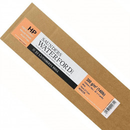 Папір для акварелі в рулоні Saunders Waterford, Hot Press, 100% cotton, 300 г/м2, 1,52*1 м.п