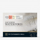 Блок бумаги для акварели горячий пресс, 26*36 см, 20 листов 300 г/м2, 100% cotton, HP, White Saunders Waterford