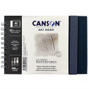 Блокнот для акварелі Canson & Saunders Waterford Art Book, Cold Press, 100% бавовна, 300 г/м2, 20 аркушів, A5 (14,8*21 см) Landscape