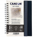Блокнот для акварели Canson&Saunders Waterford Art Book, Cold Press, 100% хлопок, 300 г/м3, 20 листов, A5 (21*14,8 см) Portrait