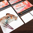 Альбом для акварелі Saunders Waterford Bockingford, Hot Press, 100% целюлоза, 300 г/м2, 23*31 см (12 аркушів)