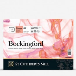 Альбом для акварелі Saunders Waterford Bockingford, Hot Press, 100% целюлоза, 300 г/м2, 23*31 см (12 аркушів)