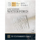 Альбом (блок) для акварели, Saunders Waterford, Rough Grain, 100% хлопок, 12 листов, 300 г/м2, 23*31 см.