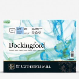 Альбом для акварелі Saunders Waterford Bockingford, Cold Press, 100% целюлоза, 300 г/м2, 23*31 см (12 аркушів)