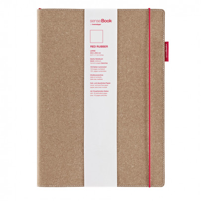 Скетчбук Transotype Sense Book Red Rubber (Large), 80 г/м2, 20,5х28,5 см, 135 аркушів