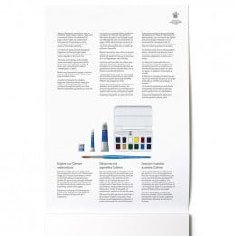 Альбом (блок) для акварелі, холодний прес, Winsor & Newton cold press, 25% cotton, 12 аркушів, А5, 300 г/м2 