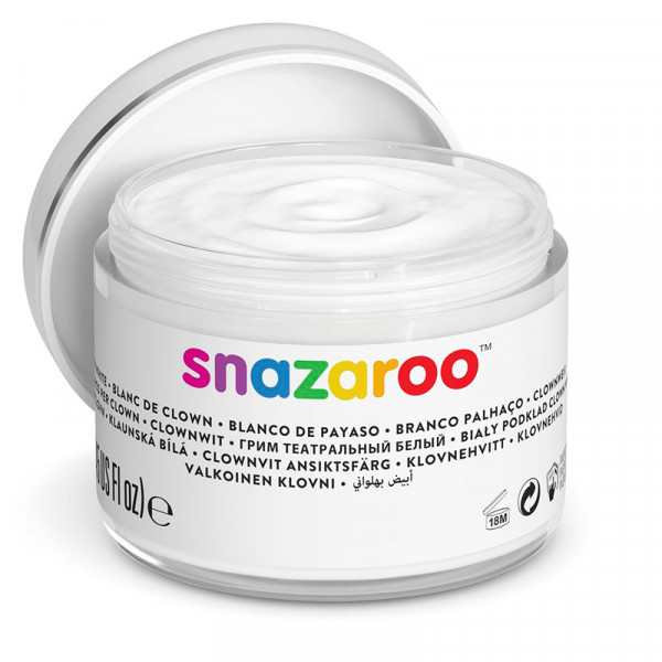 Аквагрим-фарба Snazaroo Clown White білий кремоподібний, 250мл