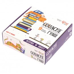 Набор красок гуашевых Cats 9*10мл, ROSA Kids