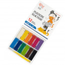 Набір пластиліну Cats, зі стеком, 12 кольорів, 192 г, ROSA Kids