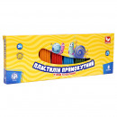 Набір пластиліну, прямокутний, Школярик 8 кольорів