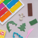 Набір прямокутного пластиліну Школярик, 10 кольорів