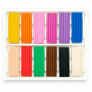 Набор пластилина, прямоугольный, Школярик 12 цветов