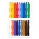 Набір воскових олівців Школярик Преміум, 18 кольорів